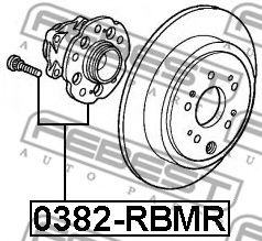 Ступица колеса FEBEST 0382-RBMR Ступица колеса FEBEST 0382-RBMR