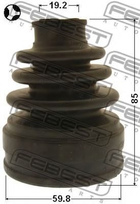 Пыльник шруса FEBEST 0415-CWRT Пыльник шруса FEBEST 0415-CWRT