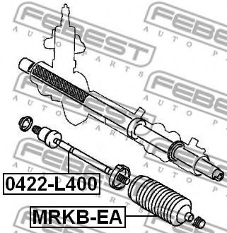 Рулевая тяга FEBEST 0422-L400 Рулевая тяга FEBEST 0422-L400