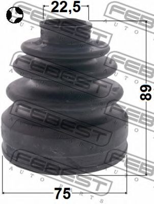 Пыльник шруса FEBEST 0515-CWT Пыльник шруса FEBEST 0515-CWT