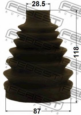 Пыльник шруса FEBEST 0517P-CX7 Пыльник шруса FEBEST 0517P-CX7