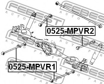 Рычаг подвески FEBEST 0525-MPVR1 Рычаг подвески FEBEST 0525-MPVR1