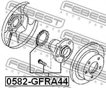Ступица колеса FEBEST 0582-GFRA44 Ступица колеса FEBEST 0582-GFRA44