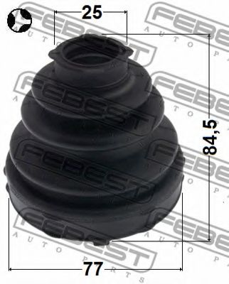 Пыльник шруса FEBEST 0715-JB416XT Пыльник шруса FEBEST 0715-JB416XT