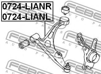 Рычаг подвески FEBEST 0724-LIANR Рычаг подвески FEBEST 0724-LIANR