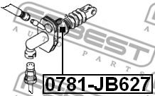 Главный цилиндр сцепления FEBEST 0781-JB627 Главный цилиндр сцепления FEBEST 0781-JB627