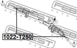 Рулевая тяга FEBEST 1022-T250 Рулевая тяга FEBEST 1022-T250