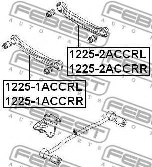 Рычаг подвески FEBEST 1225-1ACCRR Рычаг подвески FEBEST 1225-1ACCRR