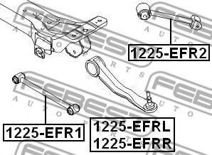 Рычаг подвески FEBEST 1225-EFRR Рычаг подвески FEBEST 1225-EFRR