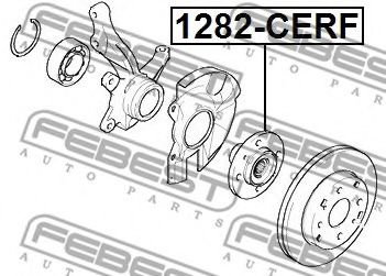 Ступица колеса FEBEST 1282-CERF Ступица колеса FEBEST 1282-CERF