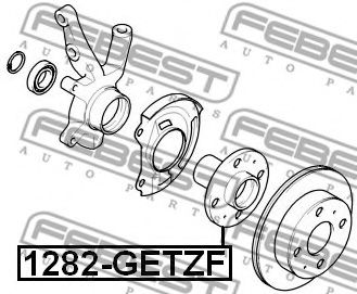 Ступица колеса FEBEST 1282-GETZF Ступица колеса FEBEST 1282-GETZF