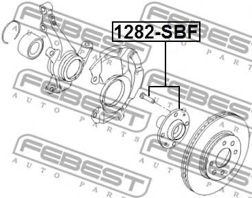 Ступица колеса FEBEST 1282-SBF Ступица колеса FEBEST 1282-SBF