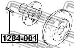 Шпилька крепления колеса FEBEST 1284-001 Шпилька крепления колеса FEBEST 1284-001