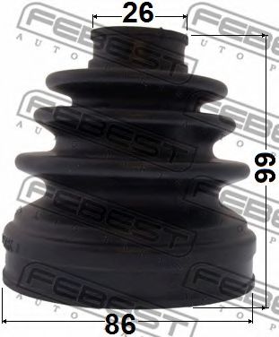 Пыльник шруса FEBEST 1415-NARH Пыльник шруса FEBEST 1415-NARH