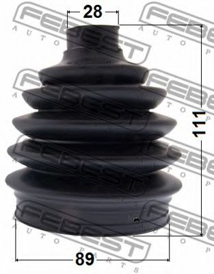 Пыльник шруса FEBEST 1417P-NA Пыльник шруса FEBEST 1417P-NA