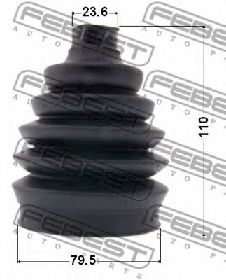 Пыльник шруса FEBEST 1417P-NACTR Пыльник шруса FEBEST 1417P-NACTR
