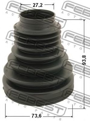 Пыльник шруса FEBEST 1615-203 Пыльник шруса FEBEST 1615-203