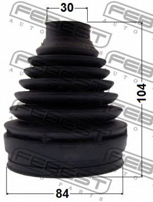 Пыльник шруса FEBEST 1615P-169 Пыльник шруса FEBEST 1615P-169
