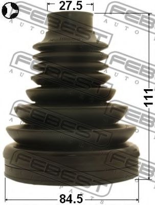 Пыльник шруса FEBEST 1715-Q5T Пыльник шруса FEBEST 1715-Q5T