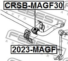 Стойка стабилизатора FEBEST 2023-MAGF Стойка стабилизатора FEBEST 2023-MAGF