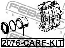 Поршень суппорта FEBEST 2076-CARF-KIT Поршень суппорта FEBEST 2076-CARF-KIT