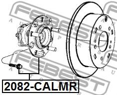 Ступица колеса FEBEST 2082-CALMR Ступица колеса FEBEST 2082-CALMR