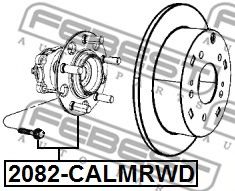 Ступица колеса FEBEST 2082-CALMRWD Ступица колеса FEBEST 2082-CALMRWD