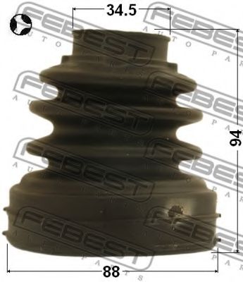 Пыльник шруса FEBEST 2115-CA220RHT Пыльник шруса FEBEST 2115-CA220RHT