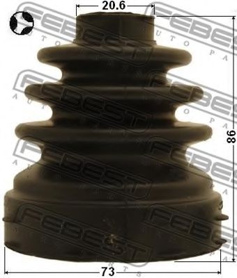 Пыльник шруса FEBEST 2115-CB320ATT Пыльник шруса FEBEST 2115-CB320ATT