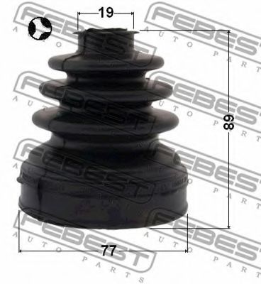 Пыльник шруса FEBEST 2115-CB4T Пыльник шруса FEBEST 2115-CB4T
