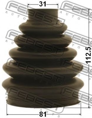Пыльник шруса FEBEST 2117P-CA216 Пыльник шруса FEBEST 2117P-CA216