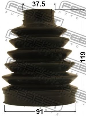 Пыльник шруса FEBEST 2117P-CA220 Пыльник шруса FEBEST 2117P-CA220