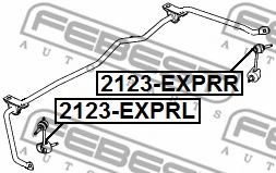 Стойка стабилизатора FEBEST 2123-EXPRL Стойка стабилизатора FEBEST 2123-EXPRL