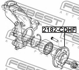 Ступица колеса FEBEST 2182-CDHF Ступица колеса FEBEST 2182-CDHF