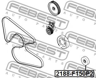 Обводной ролик FEBEST 2188-F150P2 Обводной ролик FEBEST 2188-F150P2
