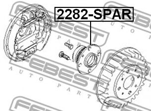 Ступица колеса FEBEST 2282-SPAR Ступица колеса FEBEST 2282-SPAR