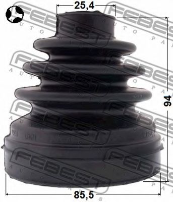Пыльник шруса FEBEST 2915-DIIIT Пыльник шруса FEBEST 2915-DIIIT