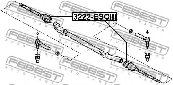 Рулевая тяга FEBEST 3222-ESCIII Рулевая тяга FEBEST 3222-ESCIII