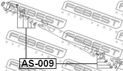 Муфта кардана FEBEST AS-009 Муфта кардана FEBEST AS-009