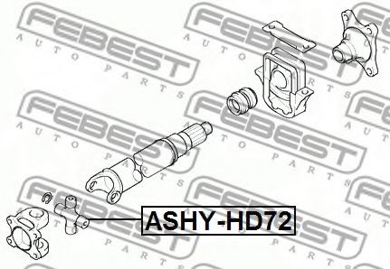 Муфта кардана FEBEST ASHY-HD72 Муфта кардана FEBEST ASHY-HD72