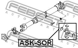 Муфта кардана FEBEST ASK-SOR Муфта кардана FEBEST ASK-SOR