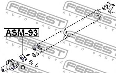 Муфта кардана FEBEST ASM-93 Муфта кардана FEBEST ASM-93