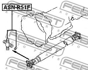 Муфта кардана FEBEST ASN-R51F Муфта кардана FEBEST ASN-R51F