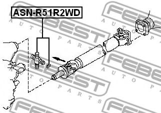 Муфта кардана FEBEST ASN-R51R2WD Муфта кардана FEBEST ASN-R51R2WD