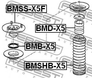 Отбойник FEBEST BMD-X5 Отбойник FEBEST BMD-X5