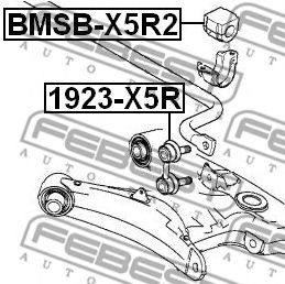 Втулка стабилизатора FEBEST BMSB-X5R2 Втулка стабилизатора FEBEST BMSB-X5R2