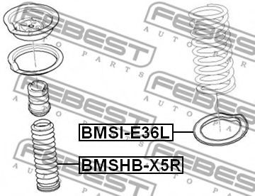 Тарелка пружины FEBEST BMSI-E36L Тарелка пружины FEBEST BMSI-E36L