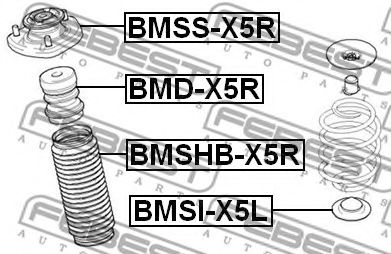 Тарелка пружины FEBEST BMSI-X5L Тарелка пружины FEBEST BMSI-X5L