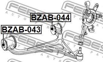 Сайлентблок рычага FEBEST BZAB-044 Сайлентблок рычага FEBEST BZAB-044