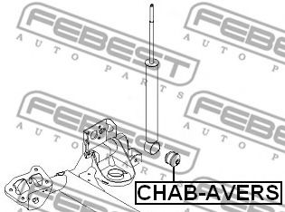 Втулка, амортизатор FEBEST CHAB-AVERS Втулка, амортизатор FEBEST CHAB-AVERS